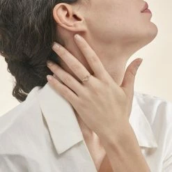 Histoire D'Or Bague Lovana Or Jaune Oxyde De Zirconium -Colliers Fantaisie Soldes B3DFJZW001 model1