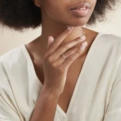 Histoire D'Or Bague Mauna Or Jaune Oxyde De Zirconium -Colliers Fantaisie Soldes B3DFJZW03J model0