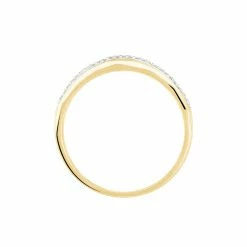 Histoire D'Or Bague Mauna Or Jaune Oxyde De Zirconium -Colliers Fantaisie Soldes B3DFJZW03J view2