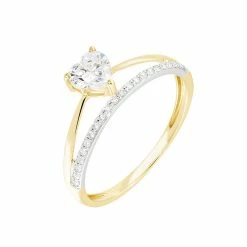 Histoire D'Or Bague Mohira Or Jaune Oxyde De Zirconium