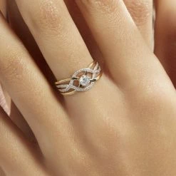 Histoire D'Or Bague Rozena Or Jaune Oxyde De Zirconium -Colliers Fantaisie Soldes B3DFJZW0G4 model1