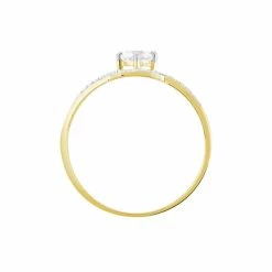Histoire D'Or Bague Rozena Or Jaune Oxyde De Zirconium -Colliers Fantaisie Soldes B3DFJZW0G4 view2