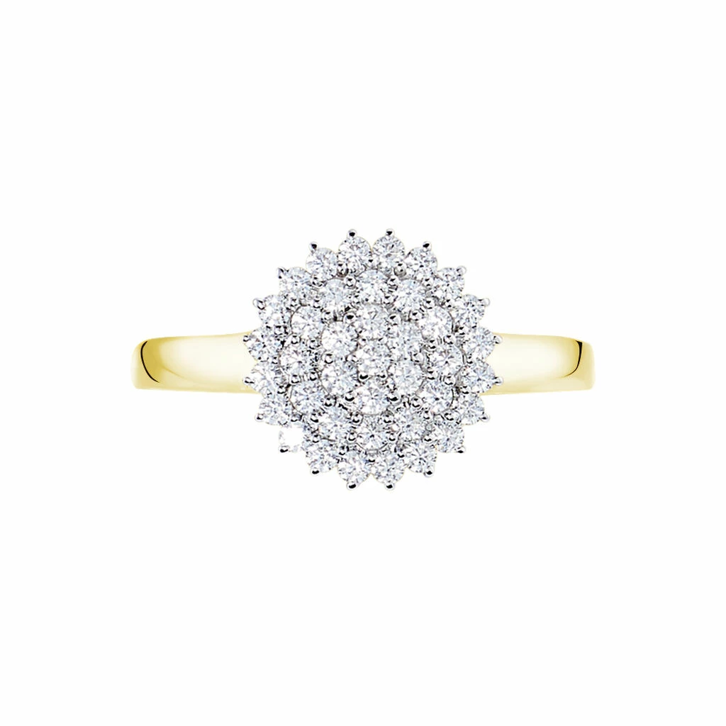 Histoire D'Or Bague Mireya Or Jaune Oxydes 2 Histoire D'Or Bague Mireya Or Jaune Oxydes – Image 2