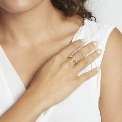 Histoire D'Or Bague Or Jaune Nahia Oxydes De Zirconium 11 Histoire D'Or Bague Or Jaune Nahia Oxydes De Zirconium -Colliers Fantaisie Soldes B3DFJZW0O0 model1