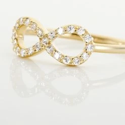 Histoire D'Or Bague Klothilda Or Jaune Oxyde De Zirconium 9 Histoire D'Or Bague Klothilda Or Jaune Oxyde De Zirconium -Colliers Fantaisie Soldes B3DFJZW541 view3