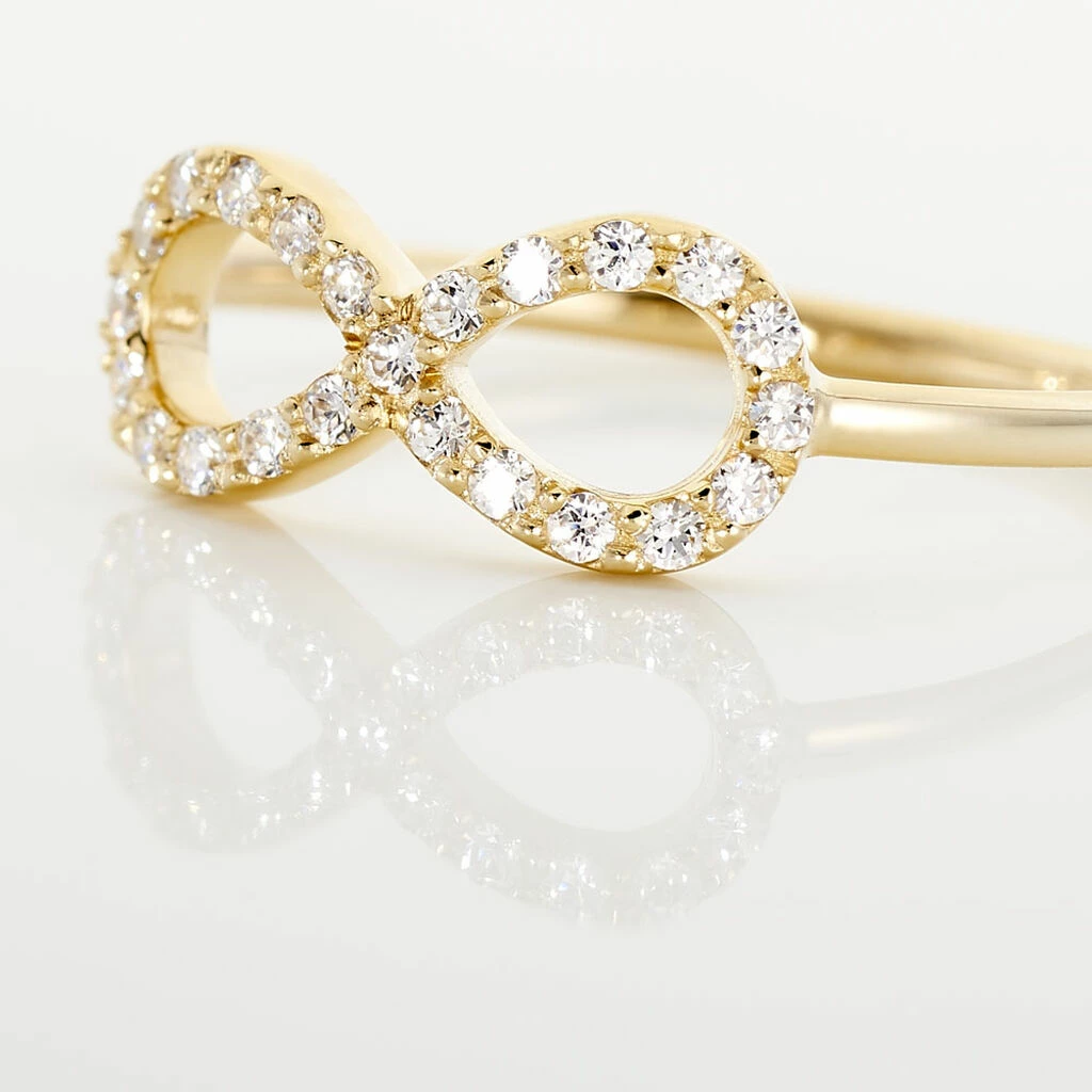 Histoire D'Or Bague Klothilda Or Jaune Oxyde De Zirconium 4 Histoire D'Or Bague Klothilda Or Jaune Oxyde De Zirconium – Image 4