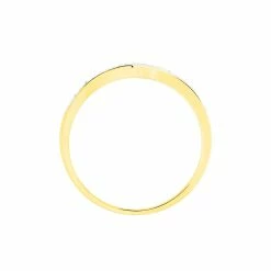 Histoire D'Or Bague Bandeau Or Jaune Oxyde De Zirconium 6 Histoire D'Or Bague Bandeau Or Jaune Oxyde De Zirconium -Colliers Fantaisie Soldes B3DFJZW544 view2