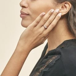 Histoire D'Or Bague Celia Or Rose Diamant 10 Histoire D'Or Bague Celia Or Rose Diamant -Colliers Fantaisie Soldes B3DFRDW2HK model0