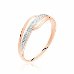 Histoire D'Or Bague Solena Or Rose Diamant