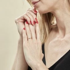 Histoire D'Or Bague Farila Or Rose Diamant -Colliers Fantaisie Soldes B3DFRDW39Z model0