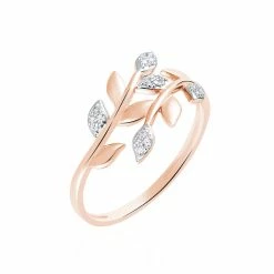 Histoire D'Or Bague Emelyne Or Rose Diamant