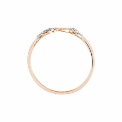 Histoire D'Or Bague Emelyne Or Rose Diamant -Colliers Fantaisie Soldes B3DFRDW3H1 view2