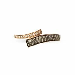 Histoire D'Or Bague Amelie Or Rose Rubis Et Diamant -Colliers Fantaisie Soldes B3DFRRR427 view2