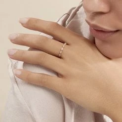 Histoire D'Or Bague Hestia Or Rose Oxyde De Zirconium 11 Histoire D'Or Bague Hestia Or Rose Oxyde De Zirconium -Colliers Fantaisie Soldes B3DFRZW09S model1