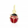 Histoire D'Or Pendentif Fedelina Coccinelle Or Jaune