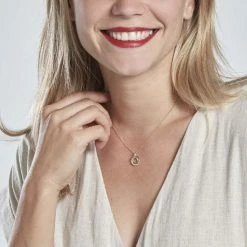 Histoire D'Or Pendentif Amaiur Or Tricolore Oxydes De Zirconium -Colliers Fantaisie Soldes B3PF3ZW103 model0