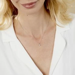 Histoire D'Or Pendentif Victoria Or Blanc Diamant -Colliers Fantaisie Soldes B3PFBDW414 model0