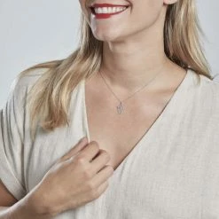 Histoire D'Or Pendentif Estrellita Ange Or Blanc -Colliers Fantaisie Soldes B3PFBW0284 model0