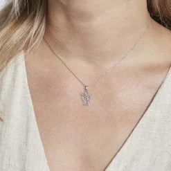 Histoire D'Or Pendentif Estrellita Ange Or Blanc -Colliers Fantaisie Soldes B3PFBW0284 model1