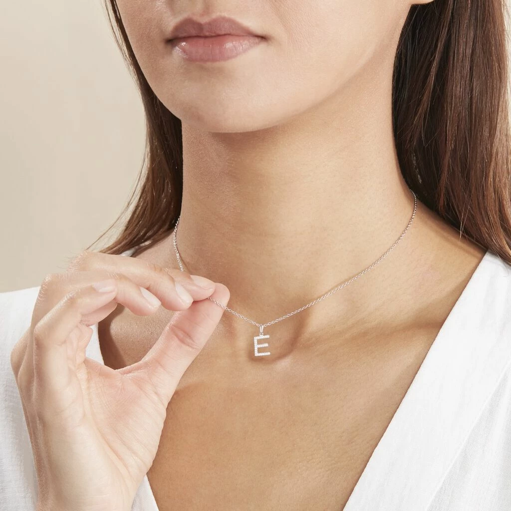 Histoire D'Or Pendentif Klementine Or Blanc Oxyde De Zirconium 4 Histoire D'Or Pendentif Klementine Or Blanc Oxyde De Zirconium – Image 4