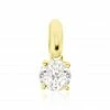 Histoire D'Or Pendentif Victoria Or Jaune Diamant