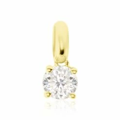Histoire D'Or Pendentif Victoria Or Jaune Diamant