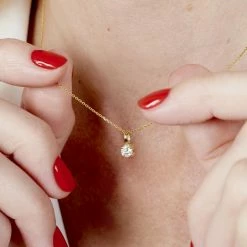 Histoire D'Or Pendentif Victoria Or Jaune Diamant -Colliers Fantaisie Soldes B3PFJDW741 model1