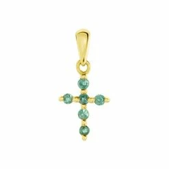 Histoire D'Or Pendentif Or Jaune Stanley Emeraude