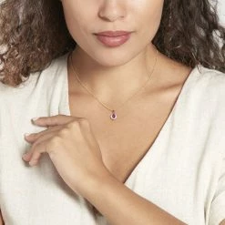 Histoire D'Or Pendentif Vladimir Or Jaune Rubis Et Diamant -Colliers Fantaisie Soldes B3PFJRR009 model0