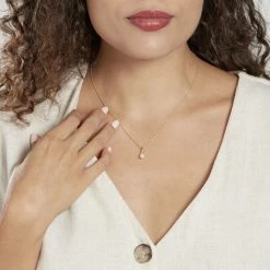 Histoire D'Or Pendentif Yoela Or Jaune Perle De Culture -Colliers Fantaisie Soldes B3PFJU2004 model0