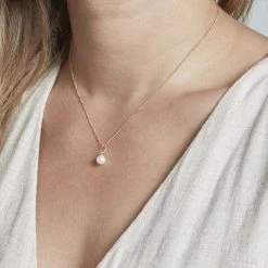 Histoire D'Or Pendentif Lenonie Or Jaune Perle De Culture -Colliers Fantaisie Soldes B3PFJU2006 model1