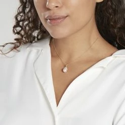 Histoire D'Or Pendentif Tourbillon Or Jaune Perle De Culture -Colliers Fantaisie Soldes B3PFJU2193 model1