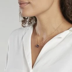 Histoire D'Or Pendentif Severiane Or Jaune Perle De Culture -Colliers Fantaisie Soldes B3PFJUH002 model0