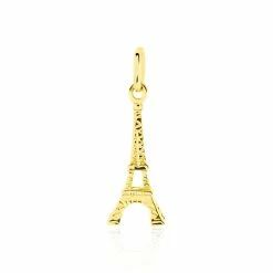 Histoire D'Or Pendentif Tour Eiffel Or Jaune