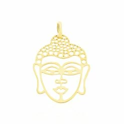 Histoire D'Or Pendentif Fazzia Bouddha Or Jaune