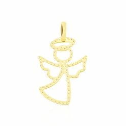 Histoire D'Or Pendentif Estrellita Ange Aureole Or Jaune