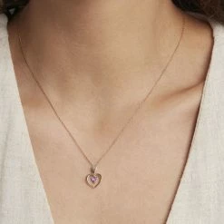 Histoire D'Or Pendentif Or Jaune Gurvan Amethyste -Colliers Fantaisie Soldes B3PFJYI008 model1