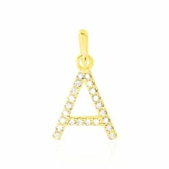 Histoire D'Or Pendentif Klementine Or Jaune Oxyde De Zirconium