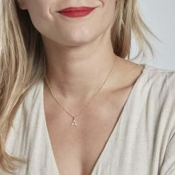 Histoire D'Or Pendentif Klementine Or Jaune Oxyde De Zirconium -Colliers Fantaisie Soldes B3PFJZW154 model0