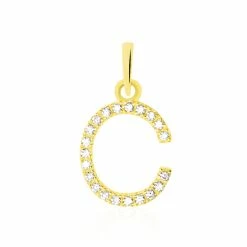 Histoire D'Or Pendentif Klementine Or Jaune Oxyde De Zirconium