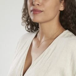 Histoire D'Or Pendentif Klementine Or Jaune Oxyde De Zirconium -Colliers Fantaisie Soldes B3PFJZW159 model0