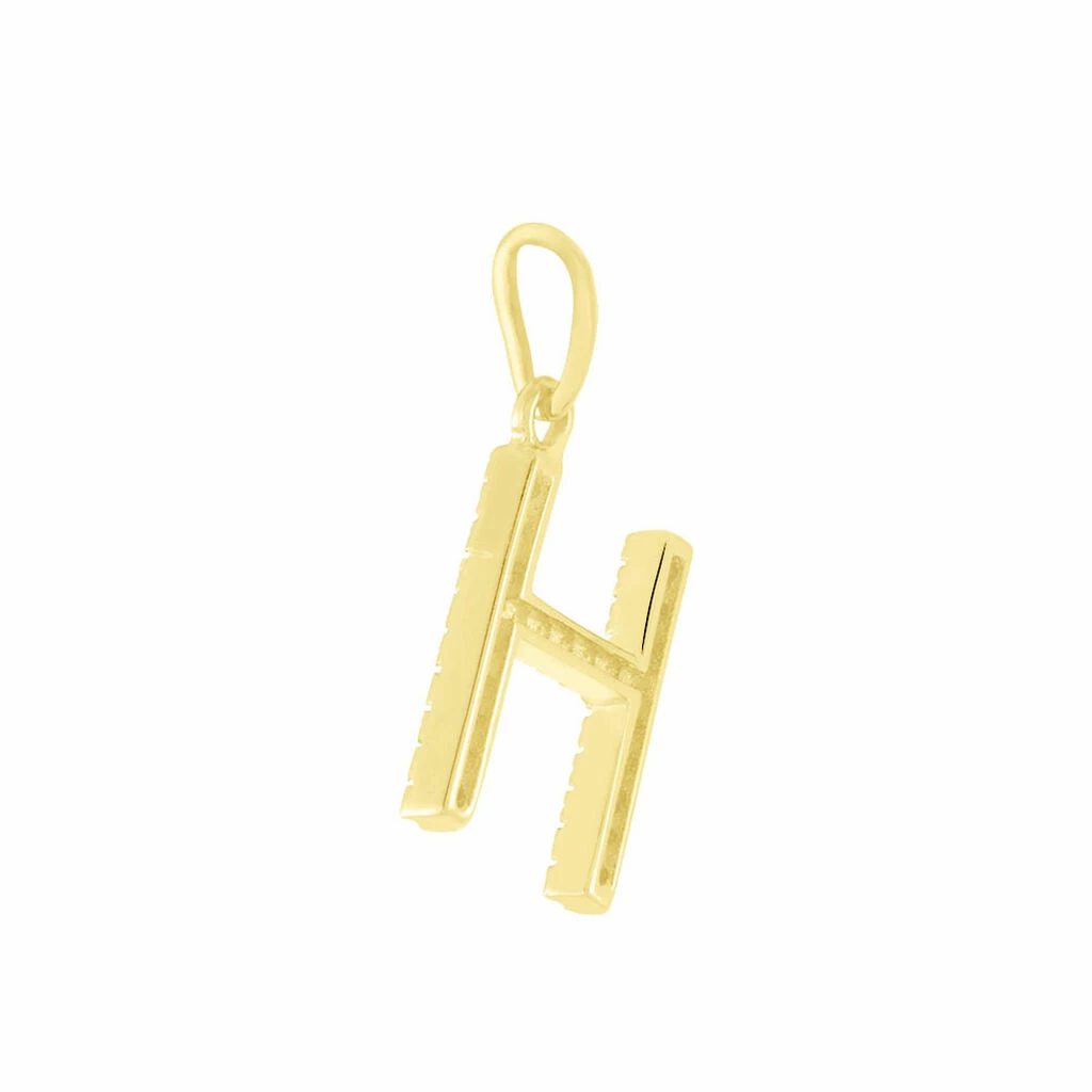 Histoire D'Or Pendentif Lettre H Or Jaune Oxyde 2 Histoire D'Or Pendentif Lettre H Or Jaune Oxyde – Image 2