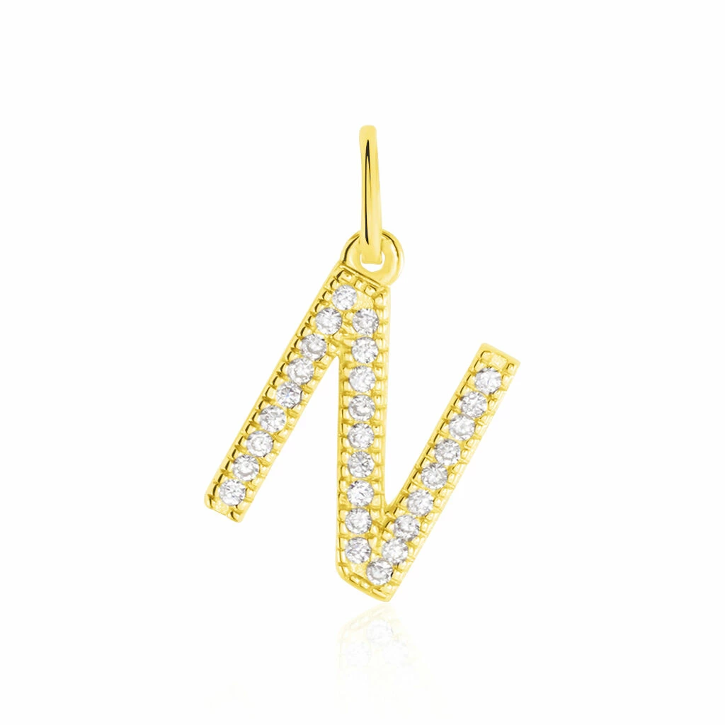 Histoire D'Or Pendentif Lettre N Or Jaune Oxyde 1 Histoire D'Or Pendentif Lettre N Or Jaune Oxyde