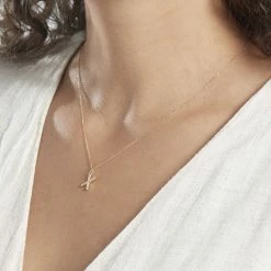 Histoire D'Or Pendentif Lettre X Or Jaune Oxyde -Colliers Fantaisie Soldes B3PFJZW224 model1