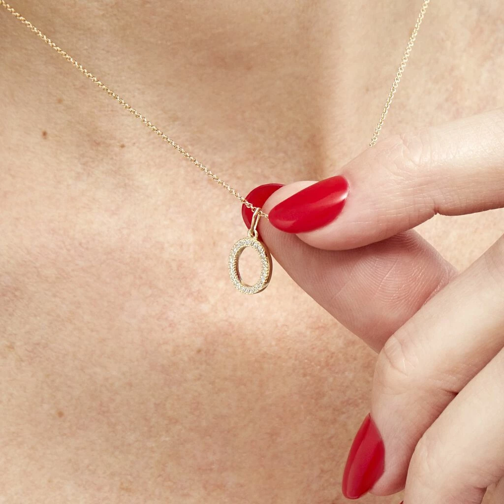 Histoire D'Or Pendentif Lettre O Or Jaune Oxyde 4 Histoire D'Or Pendentif Lettre O Or Jaune Oxyde – Image 4