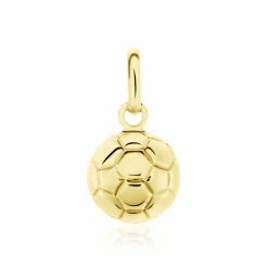 Histoire D'Or Pendentif Julius Sport Foot Or Jaune