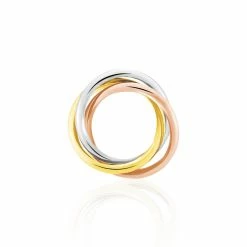 Histoire D'Or Pendentif Ferdinanda Entrelace Or Tricolore