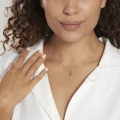 Histoire D'Or Pendentif Haizia Dauphin Or Blanc 8 Histoire D'Or Pendentif Haizia Dauphin Or Blanc -Colliers Fantaisie Soldes B3PMBW0571 model0