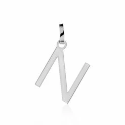 Histoire D'Or Pendentif Ionia Lettre Or Blanc