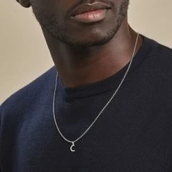 Histoire D'Or Pendentif Ionia Lettre Or Blanc -Colliers Fantaisie Soldes B3PMBW0598 model1